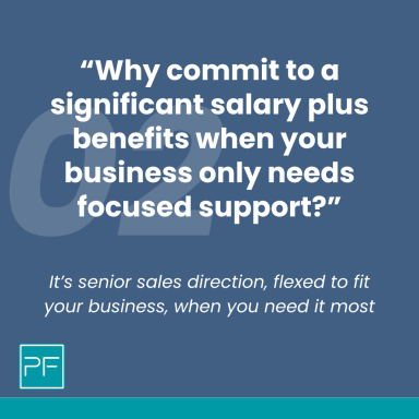 Text: "Why commit to significant salary plus benefits for focused support?"