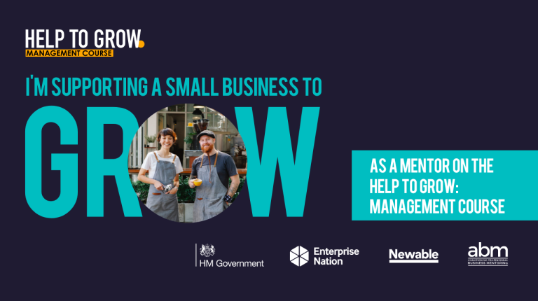 I'm supporting small businesses to grow through Help to Grow logo