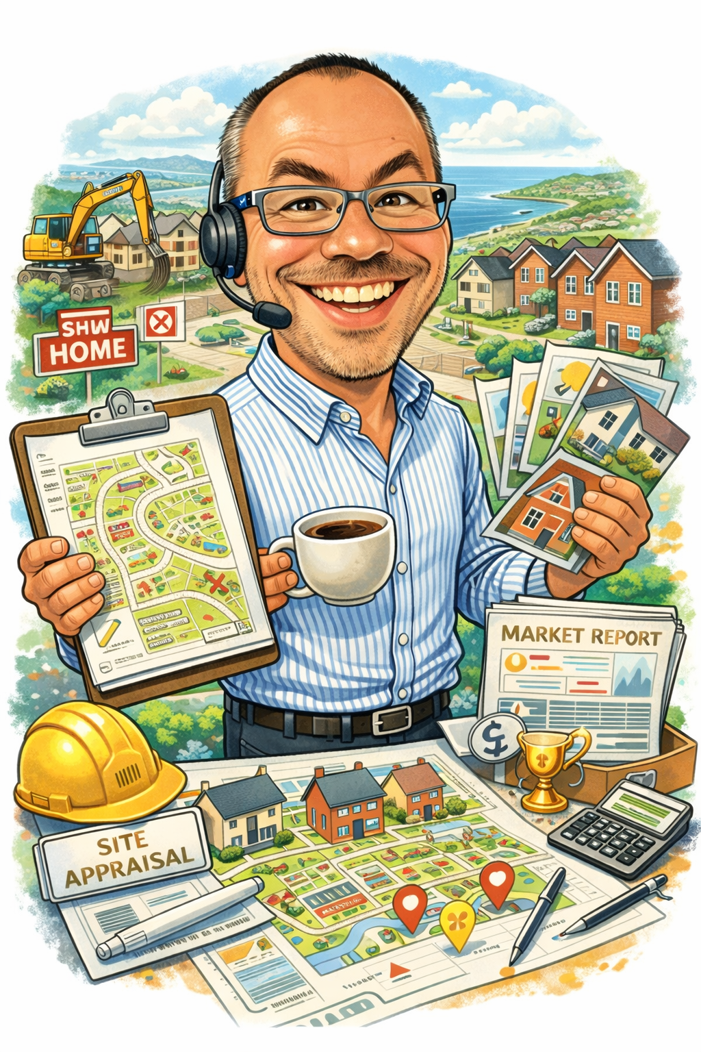 Paul Furner on a site appraisal in the south-west